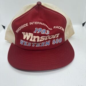 Vintage Riverside International Raceway 1983 Winston Western 500 SnapBack Hat